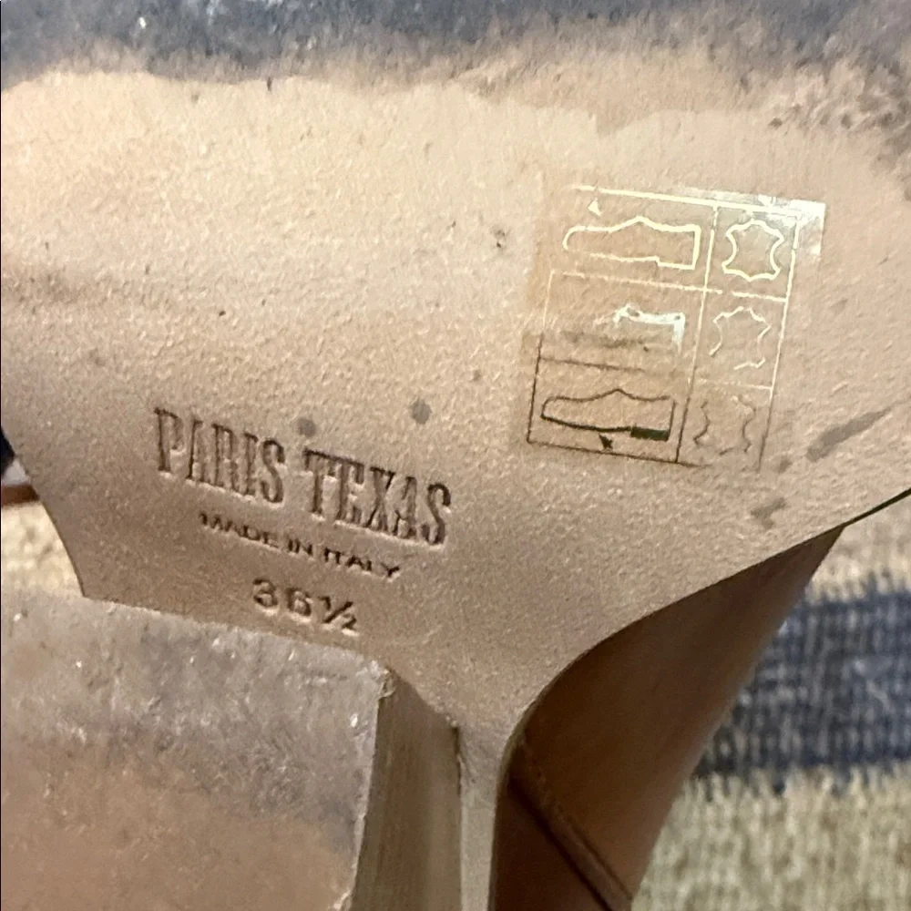 Paris Texas Brown Heeled Boots - Picture 4 of 5